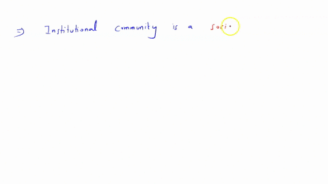 institutional-community-is-a-_____________-model-as-it-is-defined-by-its-networks-and-institutions