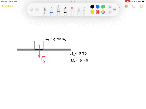 question-3-1-pts-the-coefficients-of-friction-between-a-block-of-mass-05-kg-and-a-surface-are-us-070-and-uk-040-assume-the-only-other-force-acting-on-the-block-is-that-due-to-gravity-what-is-77279