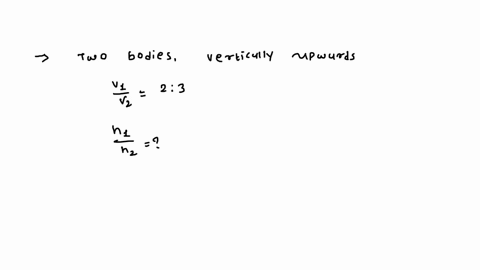 two-bodies-are-thrown-vertically-upwards-with-their-initial-velocities-in-the-ratio-2-3-the-ratio-of-25748