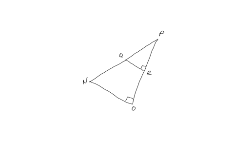in-the-diagram-below-qr-is-parallel-to-noif-the-length-of-no-is-the-same-as-the-length-of-qp-np-11and-qr-3-find-the-length-of-qp-figures-are-not-necessarily-drawn-to-scale-state-your-answer-66151