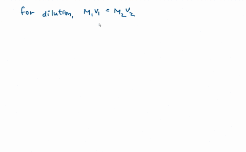 what-volume-of-a-120-m-koh-solution-needs-to-be-diluted-to-produce-475-ml-of-310-m-koh-solution-chemistry-61929