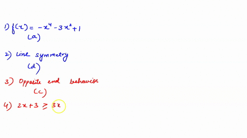 i-which-of-the-following-polynomials-has-the-end-behaviour-qii-qiv-a-fx-x4-3x2-b-gx-3x3-sx2-3-b-hx-4x-72x-1x-5-d-klx-x-4x-32-ii-for-a-function-to-be-even-it-must-have-what-property-below-a-f-22502