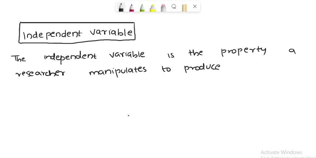 in an experiment which variable is manipulated by the experimenter