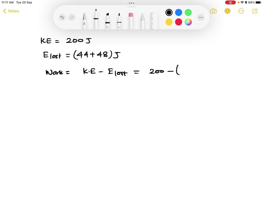 An electric drill transfers 200 J of energy into a useful energy store. It also
