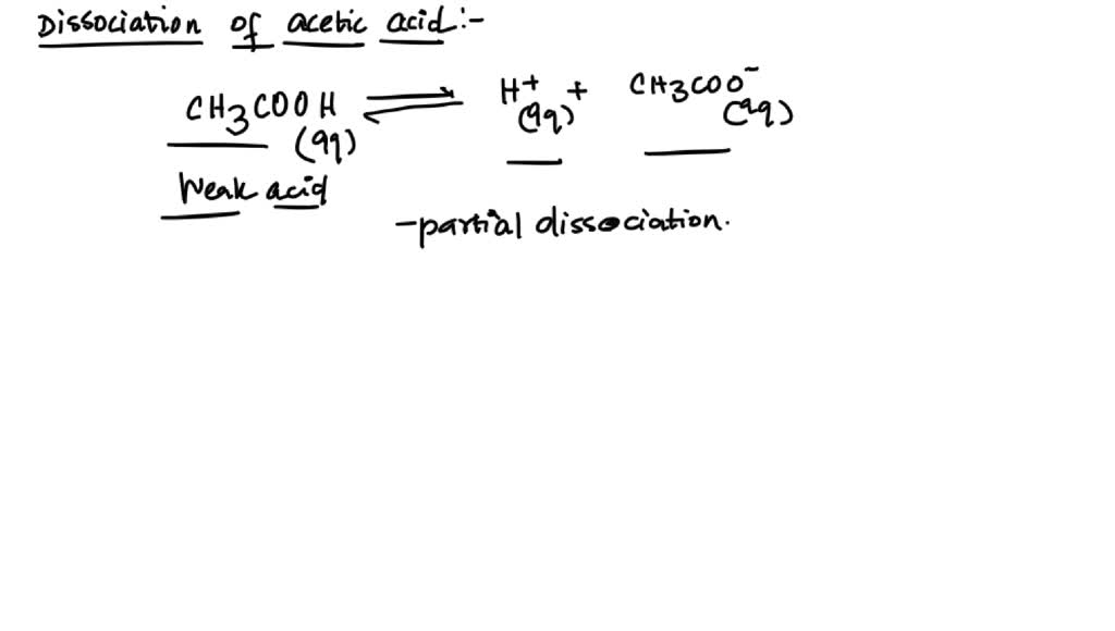 SOLVED: How will removing CH3CO2H affect the reaction equilibrium ...