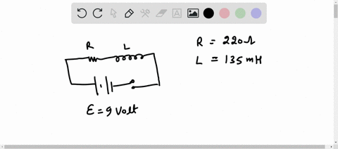 a-resistor-and-inductor-are-connected-to-a-90-v-battery-by-a-switch-as-shown-the-moment-the-switch-is-closed-current-flows-through-the-circuit-the-resistor-has-a-resistance-of-r-220-and-the-30157