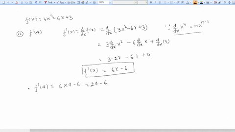 consider-the-function-f-x-3x2-6x-3-find-f-4-b-use-above-part-a-to-find-the-equation-of-the-tangent-line-to-the-parabola-y-3x2-6x-3-at-x-write-the-equation-of-this-tangent-line-in-the-form-y-73937