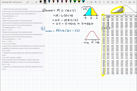 1-sketch-the-area-under-the-standard-normal-curve-over-the-indicated-interval-and-find-the-specified-area-round-your-answer-to-four-decimal-places-the-area-between-z-0-and-z-300-is-2sketch-t-15438