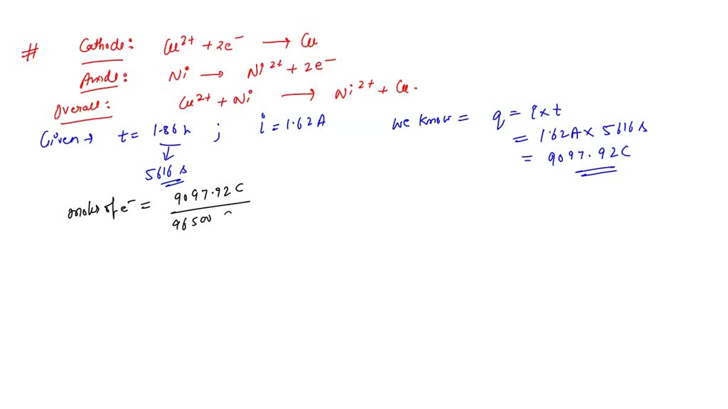 SOLVED A galvanic (voltaic) cell contains a copper cathode immersed in
