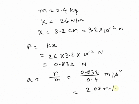 a-040-mathrmkg-mass-is-attached-to-a-spring-with-a-force-constant-of-26-mathrmn-mathrmm-and-released-81214
