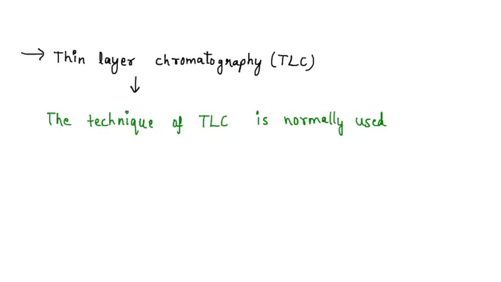 SOLVED Based upon the TLC analysis, what is the likely most identity