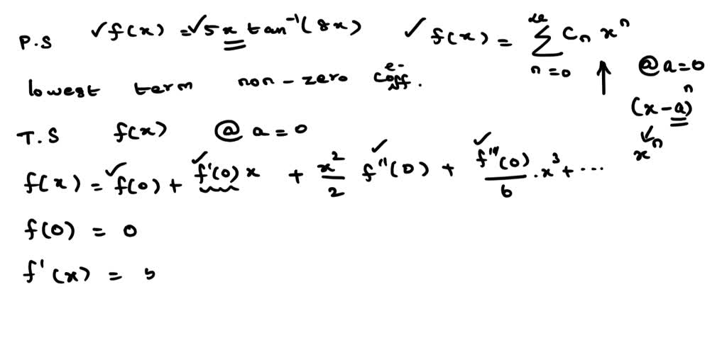 SOLVED: The function f() = 62 arctan() is represented as a power series ...