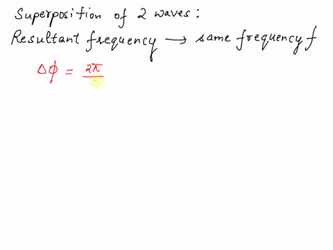 704740-superposition-and-interference-two-waves-with-identical-frequency-ff-and-amplitude-aa-are-superimposed-on-each-other-the-waves-are-partially-out-of-phase-one-is-shifted-by-1414-wavele-15154