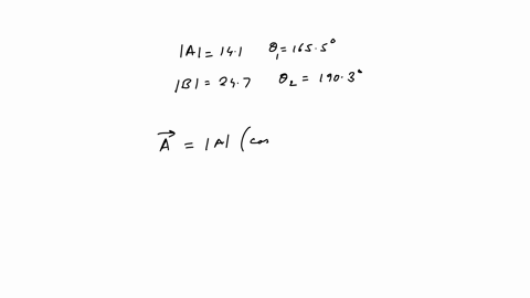 vectors-a-and-b-lie-in-the-xy-plane-vector-a-has-magnitude-of-141-and-is-at-an-angle-of-1655-counterclockwise-from-the-x-axis_-vector-b-has-magnitude-0f-247-and-is-1903-from-the-x-axis_-reso-78464