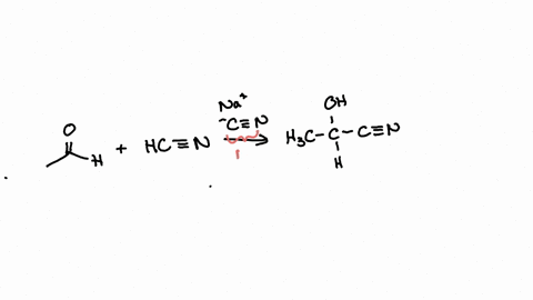 writing-reaction-mechanisms-nucleophilic-addition-to-carbonyl-cyanohydrins-electron-pairs-na-erase-cn-hcn-h_oh-ch-_c_cn-h-write-the-second-step-using-curved-arrows-to-show-electron-reorgamza-94964