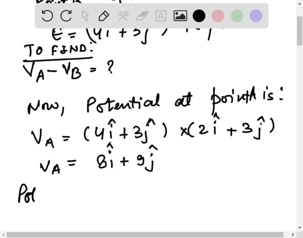 solved-foints-a-at-4-5-m-and-b-at-5-7-m-are-in-region-where