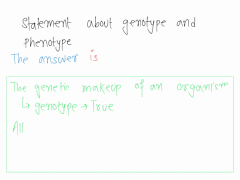 question-24-25-pts-which-of-the-following-statements-about-genotypes-and-phenotypes-are-true-choose-all-correct-answers-the-genetic-makeup-of-an-organism-constitutes-its-genotype-an-organism-56344