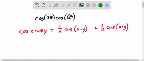 express-the-product-as-a-sum-containing-only-sines-or-cosines-cos3theta-cos6theta
