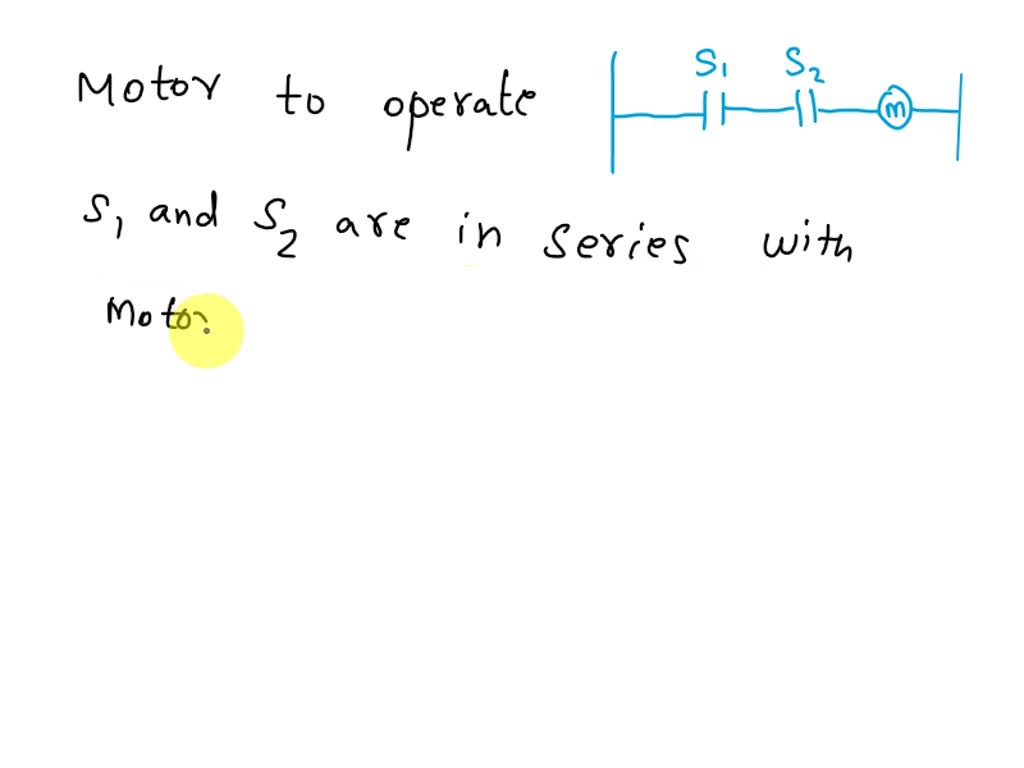 SOLVED: 1. Draw The Ladder Rungs To Represent: (a) Two Switches Are ...