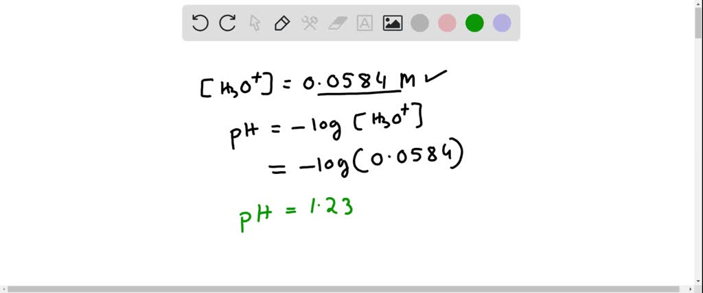 SOLVED: A solution in which the molarity of the hydroxide ion is larger ...