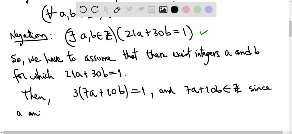 Prove the following statement by contradiction. There exist no integers ...