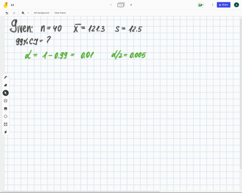 a-simple-random-sample-of-size-n40-is-drawn-from-a-population-the-sample-mean-is-found-to-be-x1213-and-the-sample-standard-deviation-is-found-to-be-s125-construct-a-99-confidence-interval-fo-08884