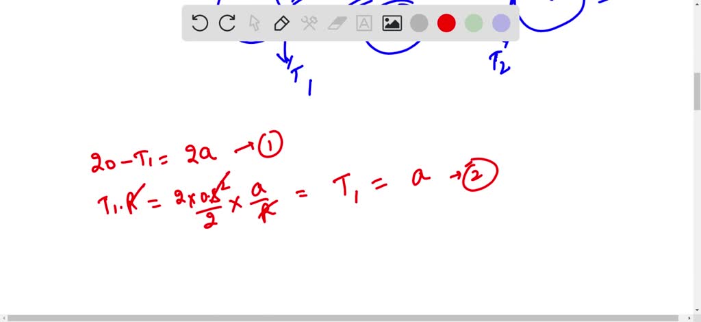 SOLVED: Two Discs A And B Each Of Mass 2 Kg And Radius 0.5 M Are ...