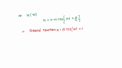 the-displacement-x-in-metre-of-a-particle-in-simple-harmonic-motion-is-related-to-time-t-in-seconds-as-x001cospi-tpi4-the-frequency-of-the-motion-will-be