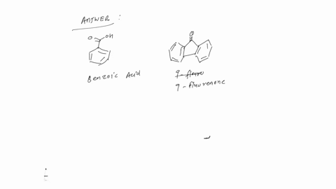 part-1-choosing-the-best-developing-solven-for-tlc-draw-the-bond-iine-structures-of-the-two-solids-you-separated_-iluorenone-and-benzoic-acid-which-is-more-polar-given-that-lhe-surlace-of-si-66464