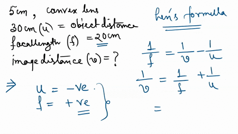 a-5-cm-tall-object-is-placed-perpendicular-to-the-principal-axis-of-a-convex-lens-of-focal-length-20-cm-the-distance-of-the-object-from-the-lens-is-30-cm-find-the-position-of-the-image