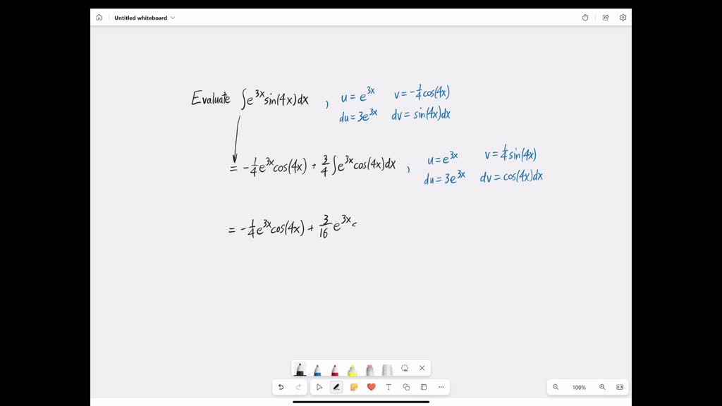 SOLVED Q4. Integrate the given function 2x cos(x)dx [10 marks] What