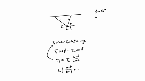 in-the-figure-package-of-mass-m-hangs-from-short-cord-that-is-tied-to-the-wall-via-cord-1-and-to-the-ceiling-via-cord-2-cord-1-isat-angle-4600-with-the-horizontal-cord-2-is-at-angle-0-a-for-97337