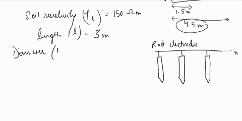 l-a-rectangular-horizontally-placed-building-foundation-has-dimensions-as-shown-in-below-figure-rod-electrodes-n-15m-45m-the-soil-resistivity-pe-of-the-ground-is-150-m-is-the-value-of-ground-90032