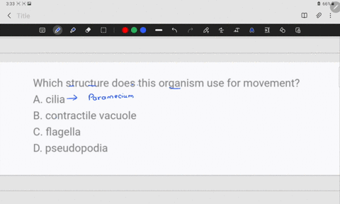 which-structure-does-this-organism-use-for-movement-a-cilia-b-contractile-vacuole-c-flagella-d-pseud-20318