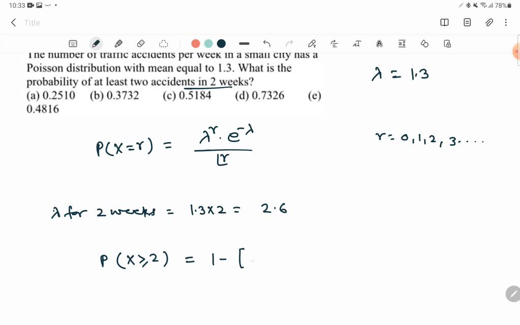 solved-problem-the-number-of-traffic-accidents-per-week-in-a-small