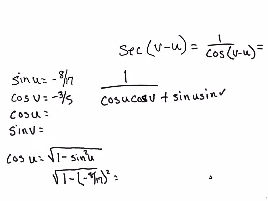 solved-find-the-exact-value-of-the-trigonometric-function-given-that-sin-u-8-17-and-cos-v