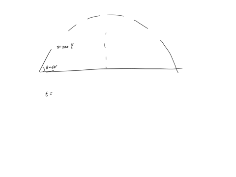 a-bullet-is-fired-at-an-angle-of-600-with-an-initial-velocity-of-200-ms-1-how-long-is-the-billet-in-the-air-what-is-the-maximum-height-reached-by-the-bullet-59217