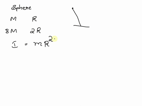 23two-uniform-solid-ballsone-of-radius-r-and-mass-m-the-other-of-radius-2r-and-mass-8mroll-down-a-high-incline-they-start-together-from-rest-at-the-top-of-the-incline-which-one-will-reach-th-54613