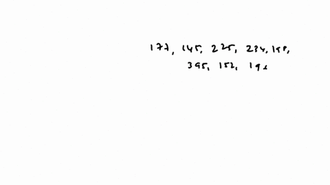 what-is-the-mode-177-145-225-234-198-395-152-196