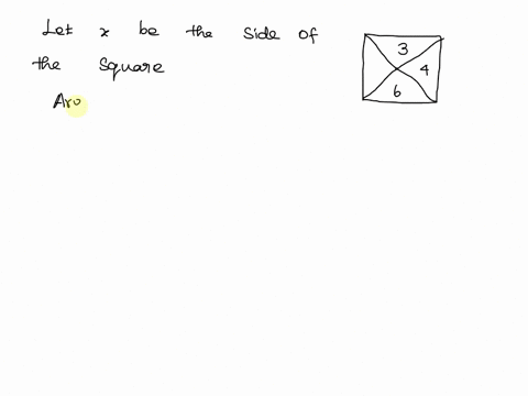 a-square-is-split-into-four-triangles-and-then-three-of-the-four-triangles-are-shaded-as-shown-if-the-areas-of-the-shaded-triangles-are-34-and-6-as-shown-what-is-the-area-of-the-unshaded-tri-54497