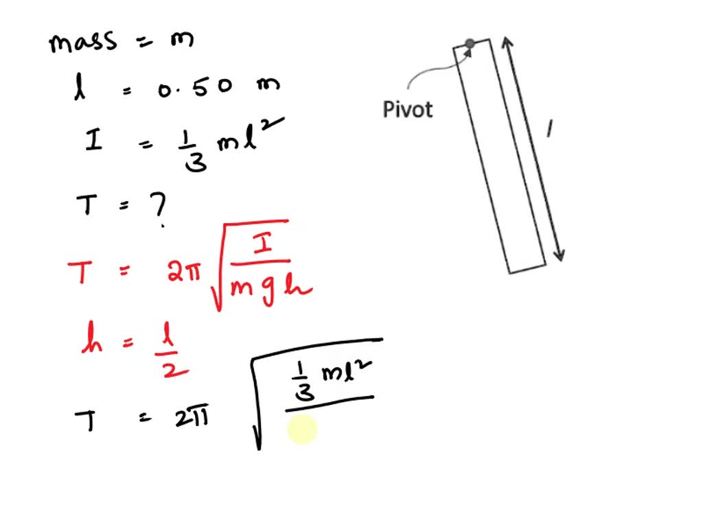 SOLVED: Question 6 0 / 5 pts A uniform rod of mass m and length 0.25 m ...