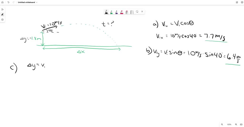 SOLVED In the Olympic shotput event, an athlete throws the shot with