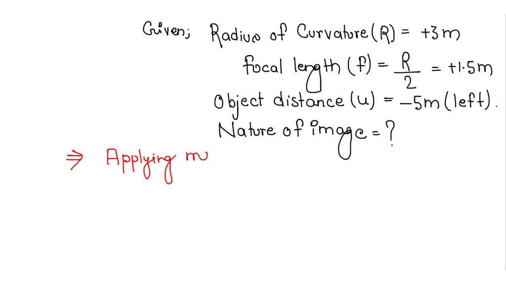 SOLVED A convex mirror is used for rear view on an automobile has a