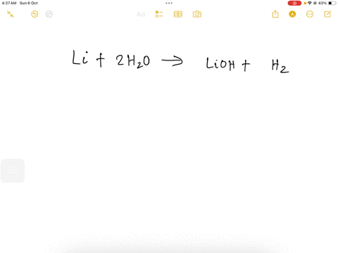 balance-the-following-chemical-reaction-be-sure-to-include-1-in-the-blank-for-any-compounds-with-a-stoichiometric-coefficient-of-1-lis-h2ol-liohaq-h2g