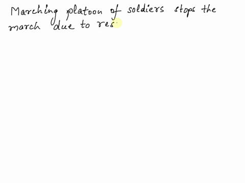 consider-a-situation-in-which-any-physical-system-goes-into-resonance-take-as-an-example-the-fact-that-a-marching-platoon-of-soldiers-stops-the-march-just-before-crossing-a-bridge-and-picks-55818