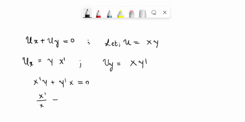 find-the-general-solution-of-the-first-order-partial-differential-equation-uuv0-using-the-method-of-separation-of-variables_-the-substitution-uxy-is-used-and-38546
