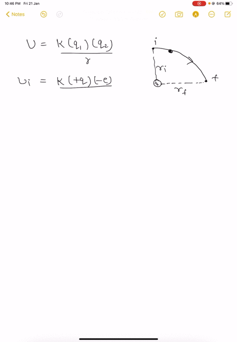 21-an-electron-moves-from-point-to-point-f-along-the-trajectory-shown-in-the-figure-to-the-right-the-positive-charge-remains-fixed-does-the-electric-potential-energy-of-the-two-charges-incre-58473