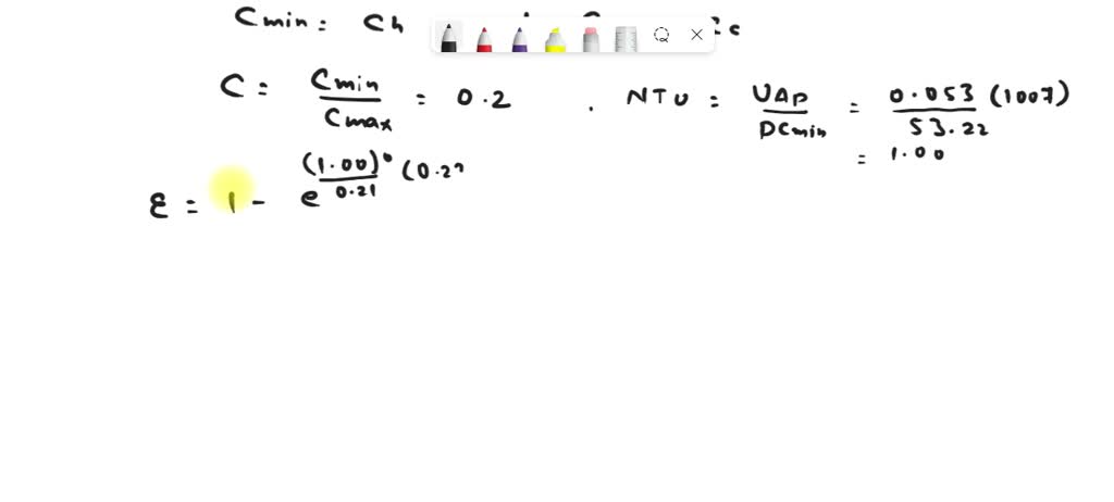 SOLVED: Oil In An Engine Is Being Cooled By Air In A Crossflow Heat ...