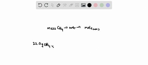 a-sample-of-methane-ch4-has-a-mass-of-2200-g-calculate-the-number-of-methane-molecules-in-the-sample-number-of-molecules-15398