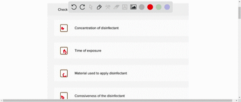 what-two-factors-increase-the-effectiveness-of-a-disinfectant-on-microorganisms-check-all-that-apply-concentration-of-disinfectant-time-of-exposure-material-used-to-apply-disinfectant-corros-10468